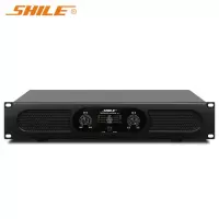 狮乐(SHILE)H-1纯后级功放 会议功放舞台KTV 卡拉OK功放 150W大功率放大器