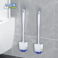 世家 软毛马桶刷塑料洗厕所刷子加长多用清洁刷大刷头卫生间壁挂式 单位:1个