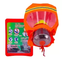 566_防毒面具 TZL30A 过滤式消防自救呼吸器防毒面具 硅胶高端款