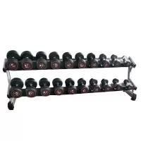 军霞(JUNXIA)健身房商用JX-3043固定磅数哑铃套装(含哑铃)275kg哑铃