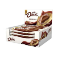 德芙丝滑牛奶巧克力43g*12条