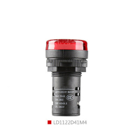 613_led指示灯信号灯220v LD11-22D蜂鸣器24v电源指示灯12v 红色 AC220V