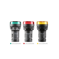 616_led指示灯信号灯220v LD11-22D蜂鸣器24v电源指示灯12v 黄色 DC12V