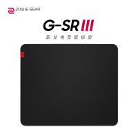 卓威奇亞(ZOWIE GEAR) G-SR III 细面鼠标垫 电竞鼠标垫 游戏鼠标垫 黑色 电竞桌垫gsr升级款