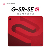 卓威奇亞(ZOWIE GEAR) G-SR-SE炽 游戏鼠标垫 电竞鼠标垫大号 游戏鼠垫 细面电竞桌垫 红色