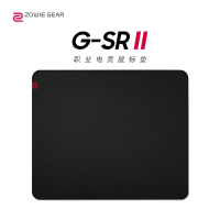 卓威奇亞(ZOWIE GEAR) G-SRII 细面鼠标垫 电竞鼠标垫 游戏鼠标垫 黑色鼠标垫大号