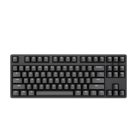 ikbc C87键盘cherry樱桃键盘机械键盘办公游戏键盘黑色有线红轴