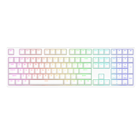 ikbc Z108白色 108键 有线机械键盘 茶轴 RGB炫彩背光