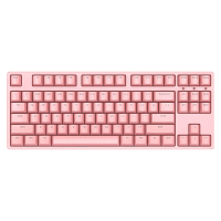 ikbc W200无线键盘机械键盘无线cherry机械键盘粉色办公游戏樱桃键盘87键粉色红轴