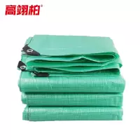 高翊柏 12150054 PE防雨蓬布双绿色 10*10m 塑料布装修防尘遮阳隔热防晒苫布地摊垫子雨棚布防水