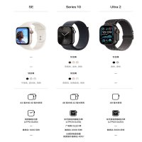 苹果手表Watch Ultra2(2024款) 49mm 蜂窝版原色钛金属表壳+野径回环式表带