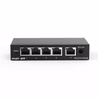 锐捷(Ruijie)5口千兆交换机 RG-ES105GD 企业级铁壳非网管桌面型交换器分流器 办公家用宿舍即插即用分线器