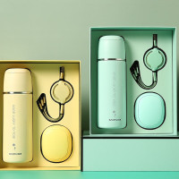 豹牌(BAOPAI) 豹牌BP-T10暖冬 套装 保温杯+数据线+暖手宝 礼盒包装 黄色