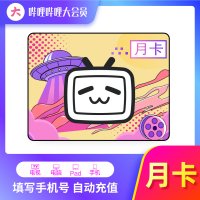 哔哩哔哩电视大会员月卡（直充）