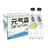 [肖战代言]元气森林无甜苏打气泡水500ml茉莉青柠原味0糖0脂0卡饮料