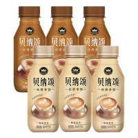 康师傅 贝纳颂 摩卡+拿铁风味咖啡 300ml*6瓶(2口味混合装) 下午茶即饮咖啡饮料饮品