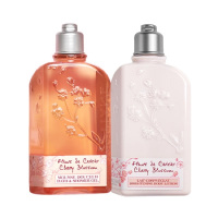 欧舒丹沐浴露身体乳套装(樱花沐浴露+身体乳)各250ml