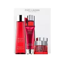 雅诗兰黛ESTĒE LAUDER 红石榴护肤三件套护肤套装(洁面乳125ml+倍润水200ml+晚霜50ml)