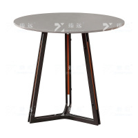 臻远 ZY-VC112709 洽谈桌岩板餐桌 800*800*750 单位:1张