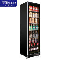 史蒂芬(stevison)高端风冷款单门全屏展示柜 饮料酒水蔬菜展示柜陈列柜220V380L 彩钢烤漆 SDF-ZX38