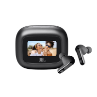 JBL LIVE BEAM 3 炫彩荚三代真无线降噪耳机 暗夜黑