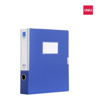 得力 5683 A4 55mm档案盒 蓝色