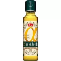 鲁花 亚麻籽油180ml*1 食用油物理压榨