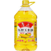 鲁花 食用油 物理压榨一级非转基因玉米油5L*1