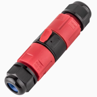 3M 电线对接连接器\电线直通公母对插防水接头IP68户外五芯快速对接连接器,6-11mm²可用\塑料