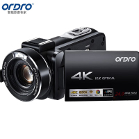 欧达(ORDRO)AC7摄像机4K专业摄影机高清直播录像机10倍光学变焦 实用版(含标配+128G卡+电池)