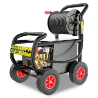 高压洗车机洗车水枪220v全自动刷车泵移动式可调压洗车工具 Q5.
