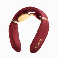 SKG(SKG) 颈椎按摩器颈部按摩仪热敷脖子智能护颈仪无8线低频脉冲4330 红