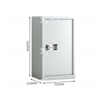 臻远 ZYJJ-80034 单门保密柜 智能密码锁 灰白色 长550*宽420*高960mm 单位:1台