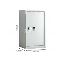 臻远 ZYJJ-80034 单门保密柜 智能密码锁 灰白色 长550*宽420*高960mm 单位:1台