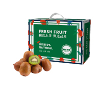 嗨果粒周至徐香猕猴桃精选24粒单果克重:110g左右 整箱净重:5斤左右