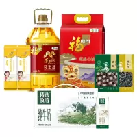 福临门/探禾/蒙牛 粮油干货组合 6.27KG+7.5L 300档