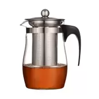 不锈钢玻璃泡茶茶壶(大) 700ml