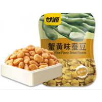 甘源75G袋装蟹黄味蚕豆*6