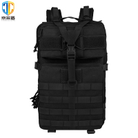 京采盾50L大3P户外战术双肩背包900D加密野外露营登山旅行徒步黑色