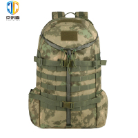 京采盾登山背包防水徒步露营迷彩运动包多功能战术双肩背包废墟迷彩色
