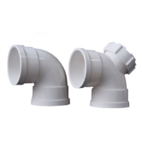 中财DN110PVC弯头90°