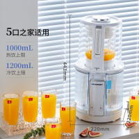 蓝宝(BLAUPUNKT)柔音蒸汽破壁机家用豆浆机加热全自动榨汁机智能预约辅食料理早餐机大容量蒸汽清洗无涂层PB08