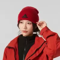 阿迪达斯(adidas)男帽女帽 新年款春季保暖针织运动帽毛线帽套头帽舒适绒线帽 OSFW