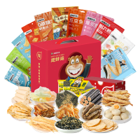 海狸先生海味零食礼盒1004g休闲零食HL-1004