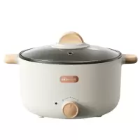 小熊电热锅3L多功能家用小型不粘电煎锅煮面料理锅DRG-D30T3