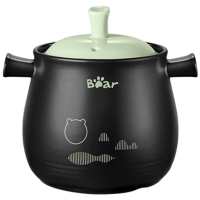 小熊砂锅3.5L煲汤炖锅陶瓷锅家用养生石锅CP-G0017-S02