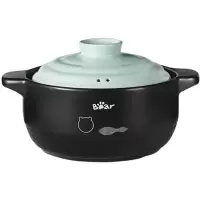 小熊砂锅3.5L炖锅煲汤陶瓷煲耐高温CP-G0023-P01