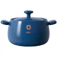 小熊砂锅4.5L煲汤煮粥耐热久烧不裂CP-G0026-P03