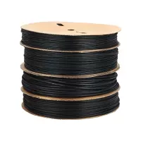 汇特益 热缩管 黑色 圆内直径 25MM 25米/卷(单位:卷)