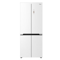 美的(Midea)冰箱435升十字四门智能净化除菌纯平全嵌保鲜智能家用电冰箱BCD-435WUSGPZM 凝光白